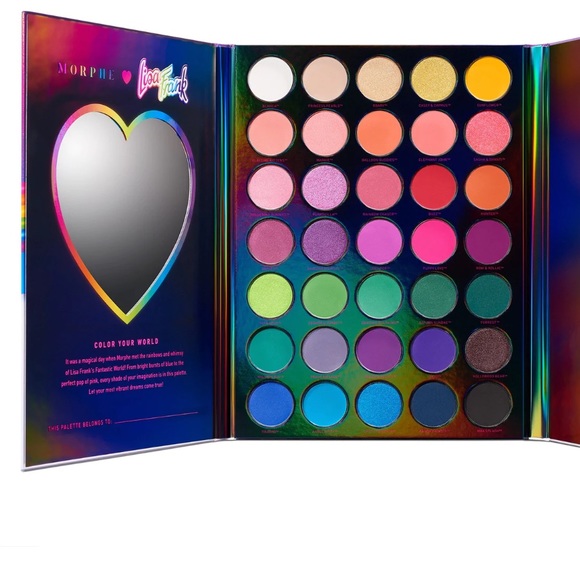 $74 STOLEN MORPHE X LISA FRANK  PALETTE - PRANCING UNIS SOLD OUT, DISCONTINUED - Picture 2 of 6
